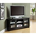 Black Veneer Top 60-inch Corner TV Console