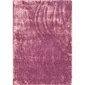 Hand-tufted Silky Shag Pink Rug (5'10 x 3'11)