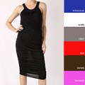 Tabeez Women's Ruched Column Dress