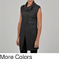 Cullen Women's Merino Wool/Cotton Cowlneck Vest