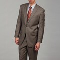MICHAEL Michael Kors Men's Tan Shark Skin 2-button Wool Suit