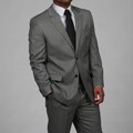 MICHAEL Michael Kors Men's Black Pin Dot Suit