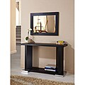 Century Black Framed Wall Mirror