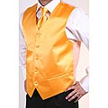 Ferrecci Men's Orange 2-piece Vest Set