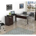 Inval L Workstation with Two File Drawers