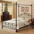 Newcastle Full Cast-Iron Metal Canopy Bed