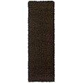 Manhattan Brown Area Rug (2'3 x 7'9)