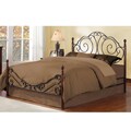 LeAnn Bronze Metal Full-size Poster Bed