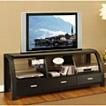 Grove Black 60-inch 3-drawer TV Entertainment Cabinet