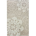 Handmade Alexa Pino Suzani Ivory Rug (5' x 8')