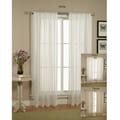 Dalton Textured Striped Sheer 84-inch Curtain Panel Pair