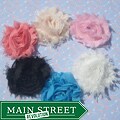Bow Clippeez 2 Envy Shabby Chic Flower Clip