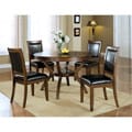 Dark Walnut Ash Veneer 48-inch Dining Table