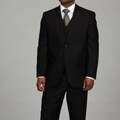 Sean John Men's Black 3-piece Suit