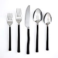 Cambridge Silversmiths Clay Black Plate 20-piece Flatware Set
