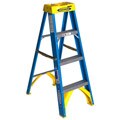 Werner 4-foot Blue Fiberglass Stepladder