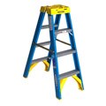 Werner Four-foot Blue Fiberglass Stepladder