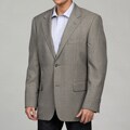 Nautica Men's Taupe Check Two-button Sportcoat