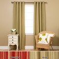 Faux Silk Stripe 84-inch Curtain Panel Pair