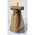 Autumn Stripe Wine Bottle Sleeve (Guatemala)