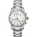Victorinox Swiss Army Men's 'Chrono Classic' Stainless Steel Silver Dial Watch