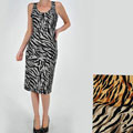 Tabeez Women's 'Animal Instincts' Cotton Blend Tank Dress