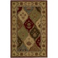 Hand-tufted Caspian Multi-colored Wool Rug (5' x 8')
