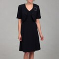 Sandra Darren Women's Eclipse Two-piece Jacket Dress