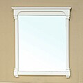 Olivia Antique White Bathroom Vanity Mirror