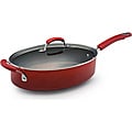 Rachael Ray II Porcelain Enamel Nonstick 5-quart Covered Oval Saute Pot