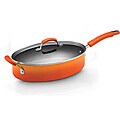 Rachael Ray II Porcelain Enamel Nonstick 5-quart Covered Oval Saute Pot