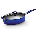 Rachael Ray II Porcelain Enamel Nonstick 5-quart Covered Oval Saute Pot