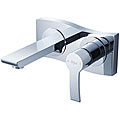 Kraus Sonus Wall-mounted Single Lever Basin Chrome Faucet