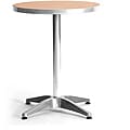 Altgeld Modern Cafe Table with Round Beech Top