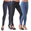 Illusion Women's Cotton Ankle-length Jeggings