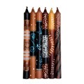 Set of 4 Hand-painted Hatari Candles (South Africa)