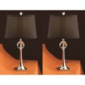 Crystal Stack 25-inch Table Lamps (Set of 2)