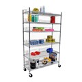 TRINITY NSF 6-tier Chrome Wire Shelving Rack