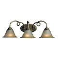 Woodbridge Lighting Mayfield 3-light Classic Brass Bath Sconce