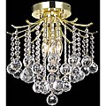 Crystal 3-light Gold Chandelier