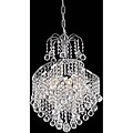 Crystal 4-light Chrome Chandelier