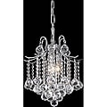 Crystal 3-light Chrome Chandelier