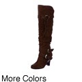 Naughty Monkey Women's 'Rockin Robin' Wedge Buckle Boots FINAL SALE