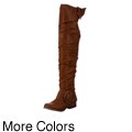 Naughty Monkey Women's 'Very Uplifting' Over-the-knee Boots FINAL SALE