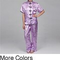 Alexander Del Rossa Women's Traditional Chinese Inspired Pajamas