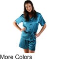 Alexander Del Rossa Women's Satin Short Pajama Set