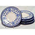 Azoura Design 7-inch Saucers (Set of 4)(Tunisia)