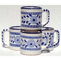 Set of 4 Azoura Design 12-oz Coffee Mugs (Tunisia)