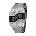 Puma Unisex 'TURN II' Metallic Silvertone Digital Watch
