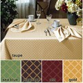 Diamond Jacquard 60x120 Tablecloth and 10 Napkins
